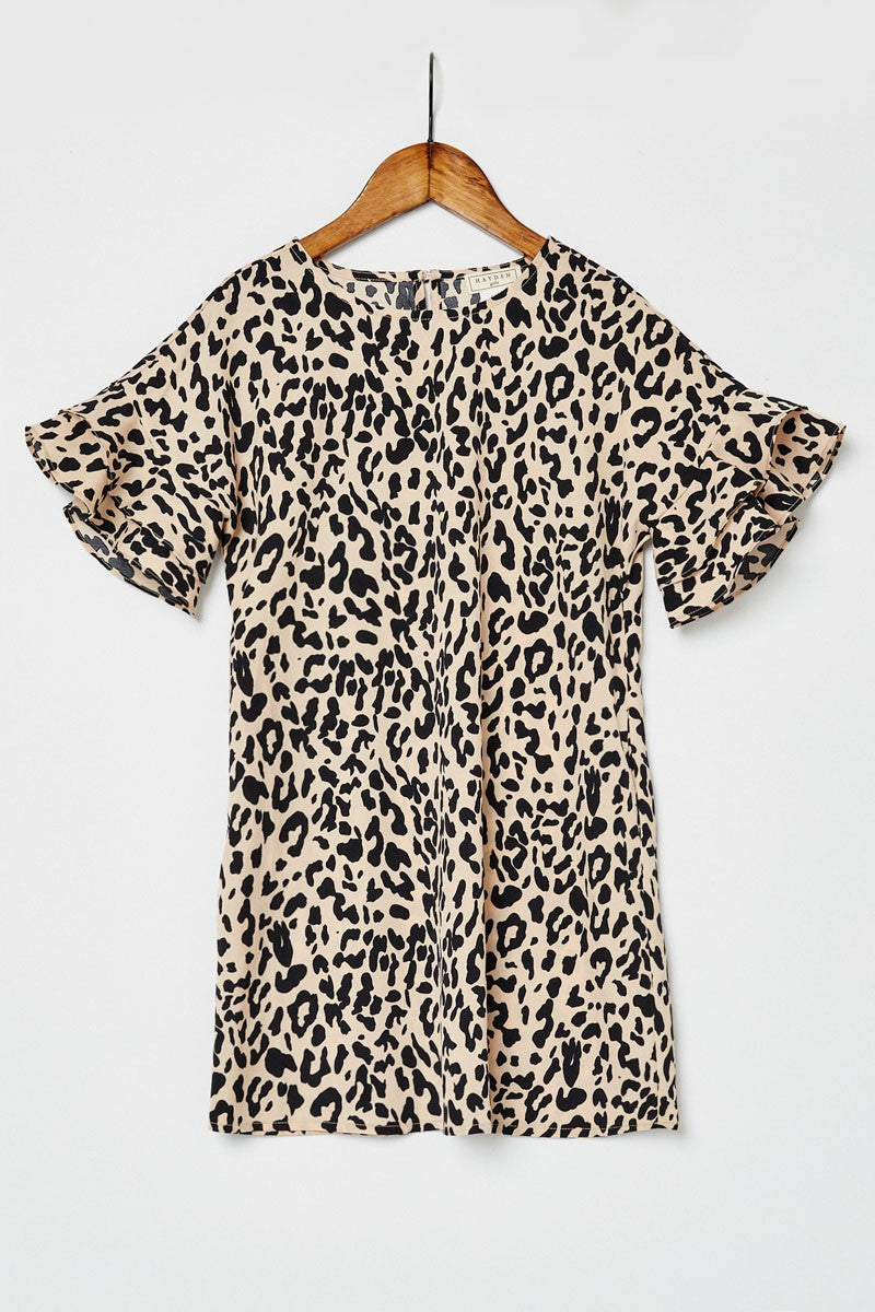 Girls Leopard Dress