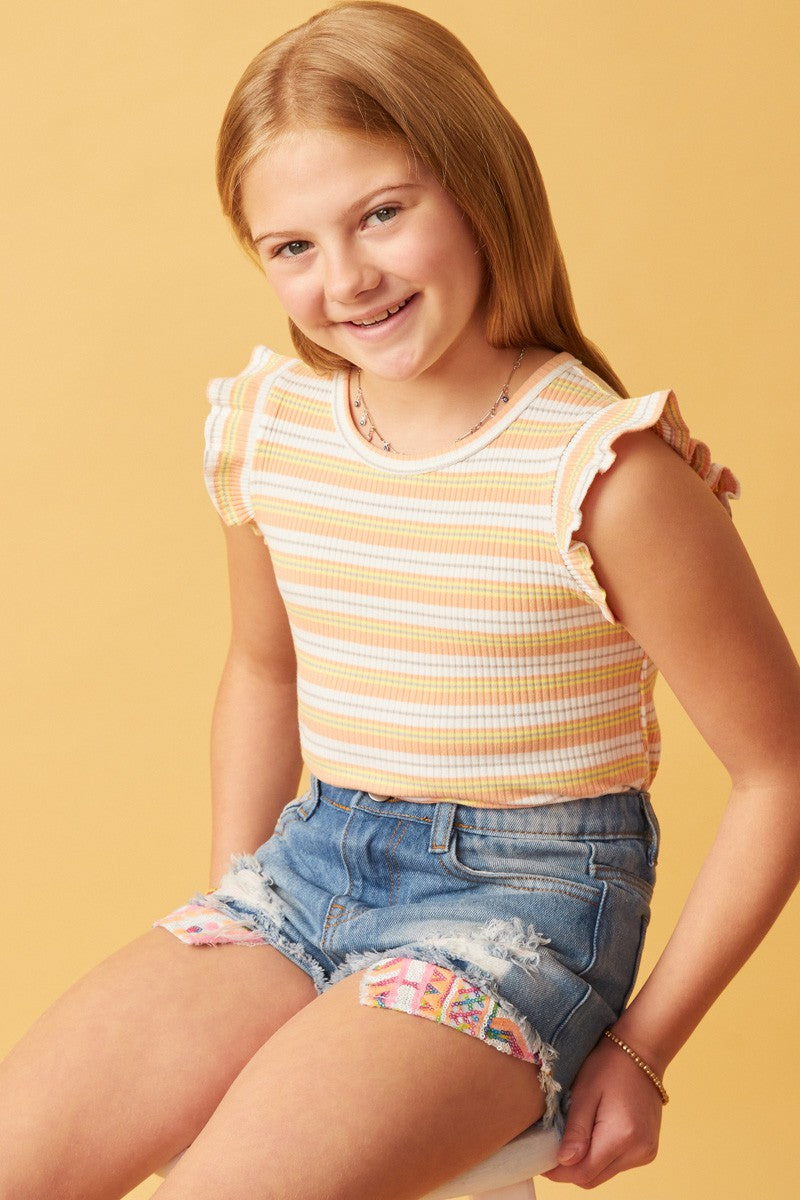 Kids Distressed Denim Kids Shorts