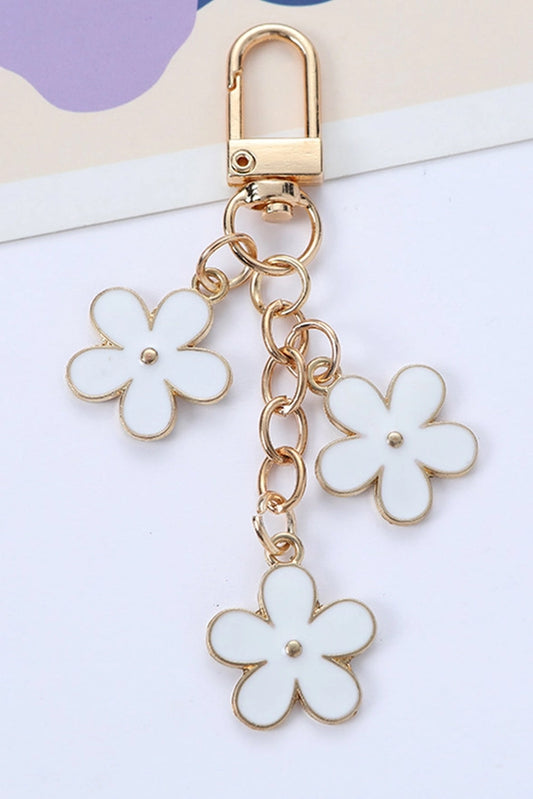 Daisy Charm Drop Keychain