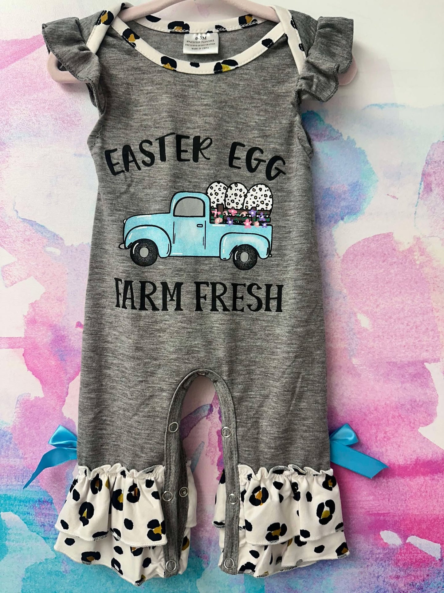 Easter Egg Farm Fresh Romper