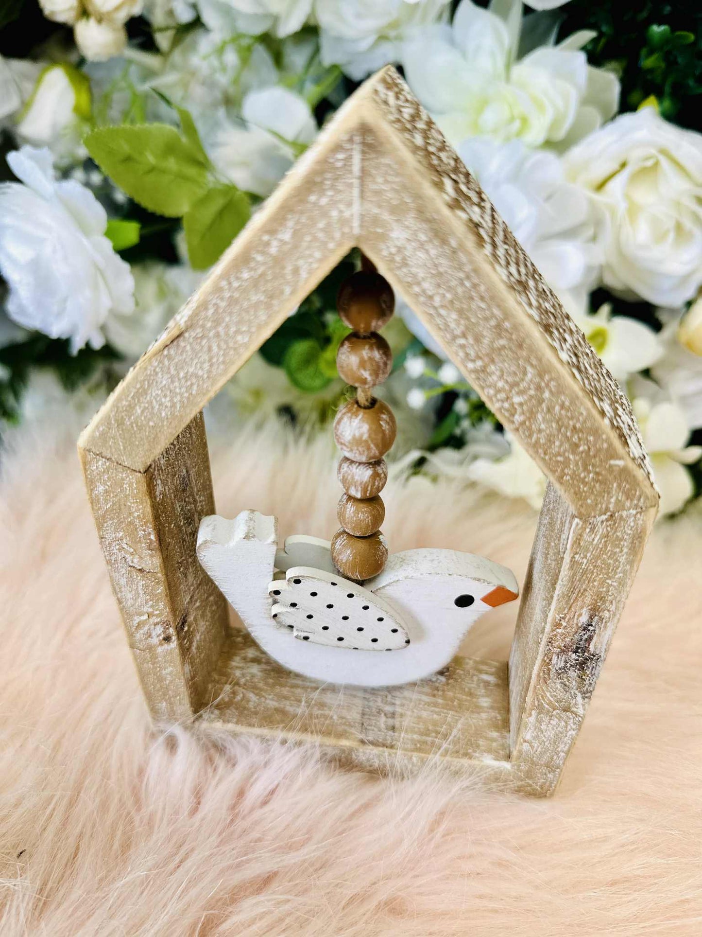 Reversible Wood Cutout (BIRD HOUSE)