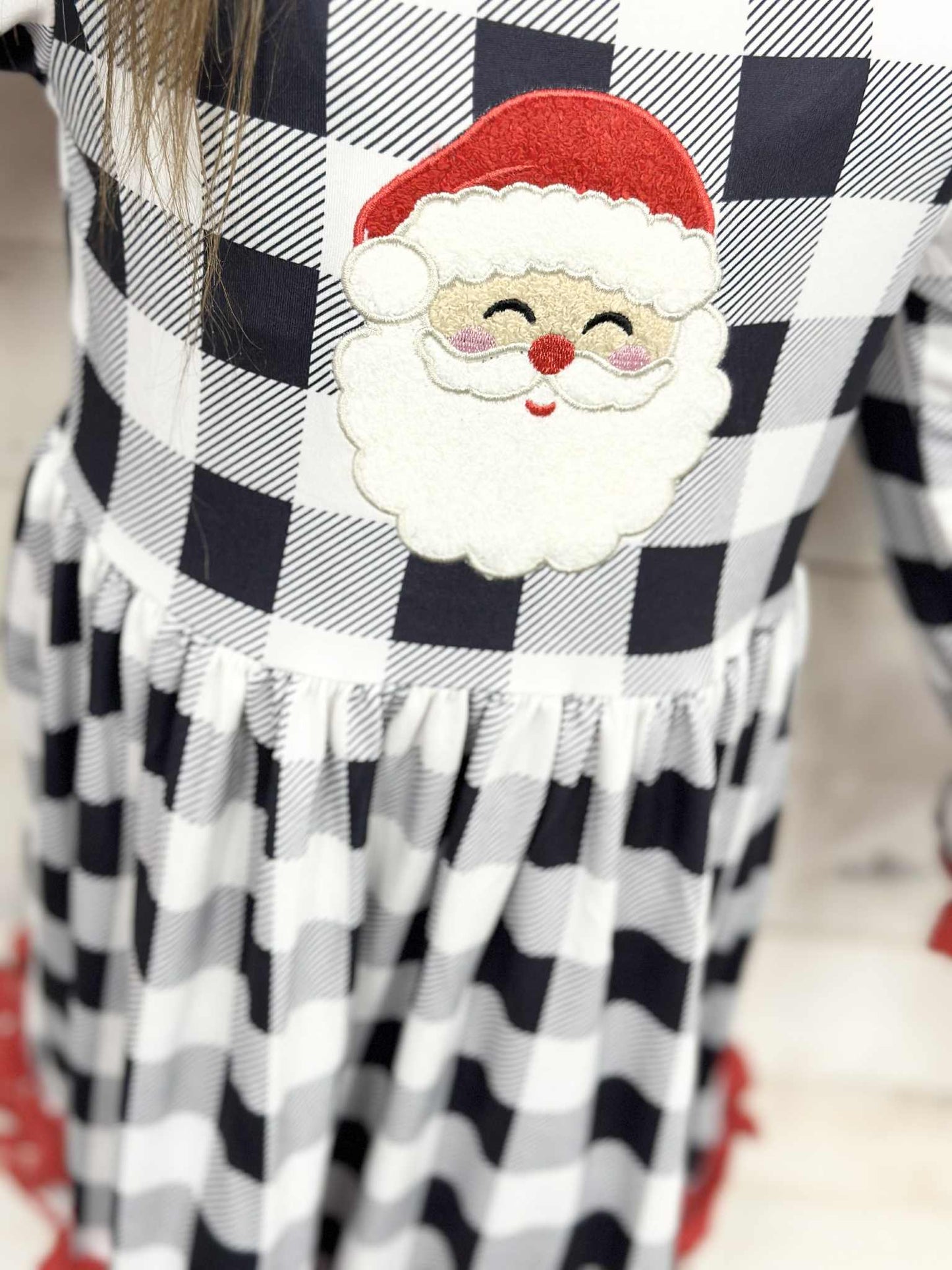 Santa Gingham Dress
