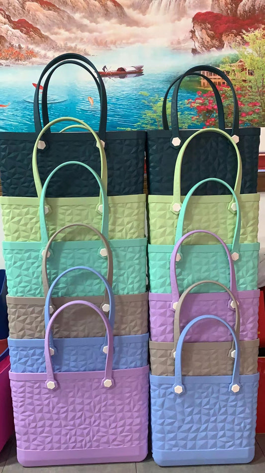 Geometric EVA Pastel Summer Bags *PRE-ORDER*