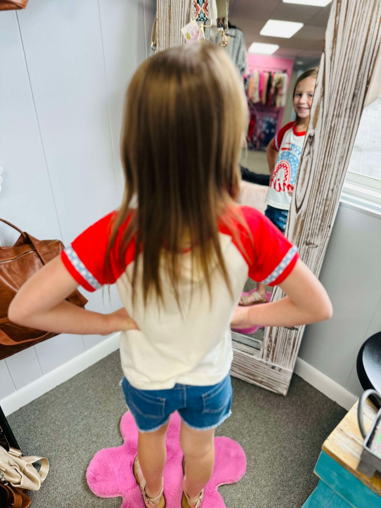 Mini Patriotic Rainbow Tee