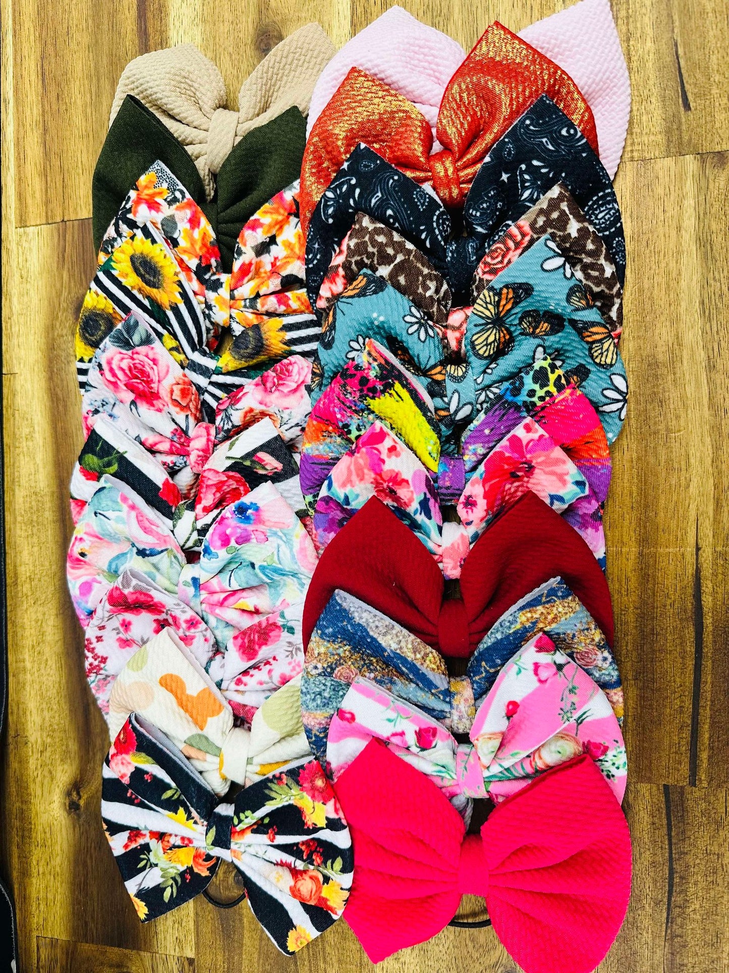 Hair Tie Bows (multiple designs)