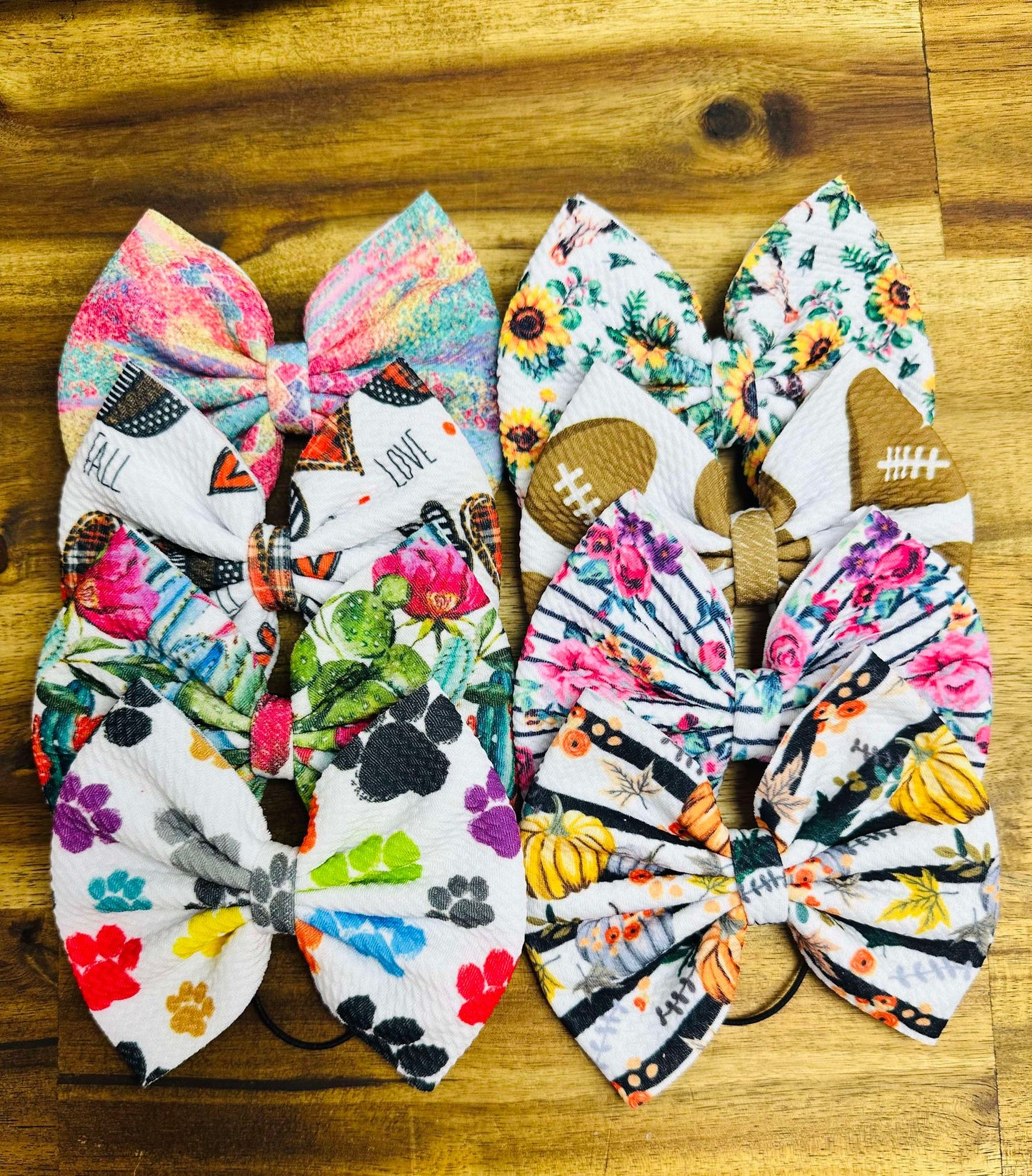 Hair Tie Bows (multiple designs)