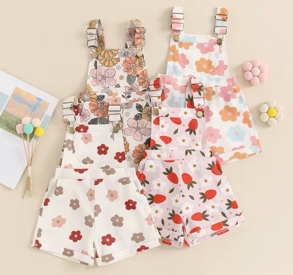 The Hannah Flower & Fruit Romper *PRE-ORDER*