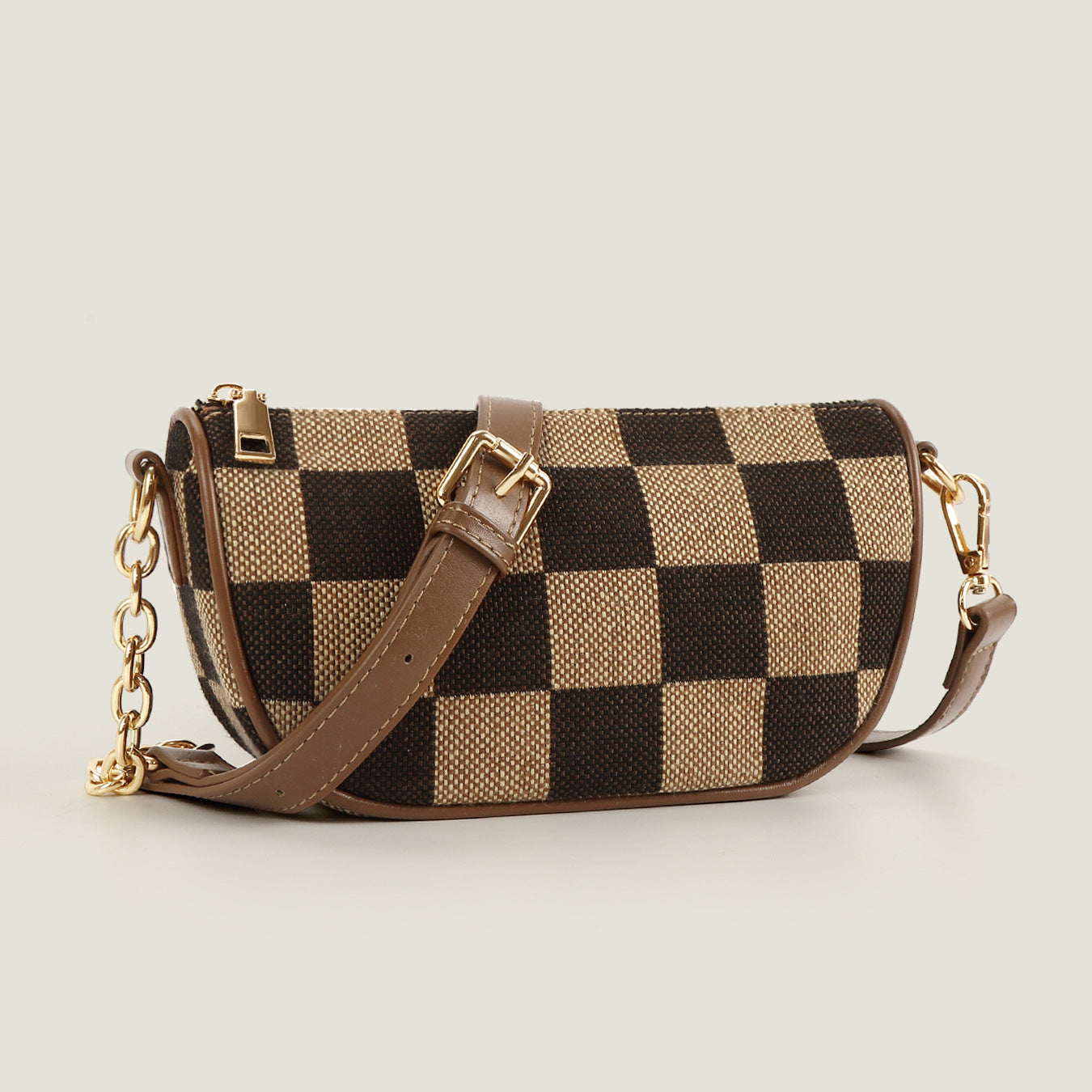 The Jackie Checker Bag with Pouch *PRE-ORDER*