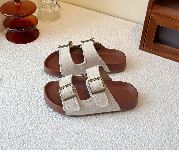 The Bex Double Buckle Kid Sandals *PRE-ORDER*