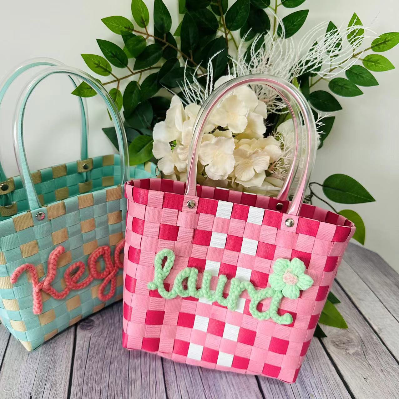 Custom Weaved Name Totes *PRE-ORDER*