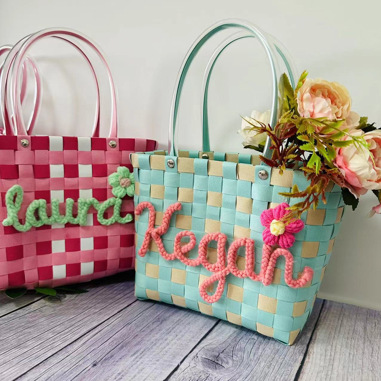 Custom Weaved Name Totes *PRE-ORDER*