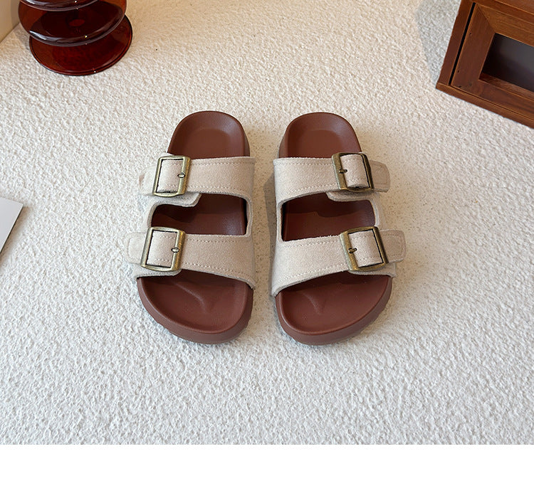 The Bex Double Buckle Kid Sandals *PRE-ORDER*