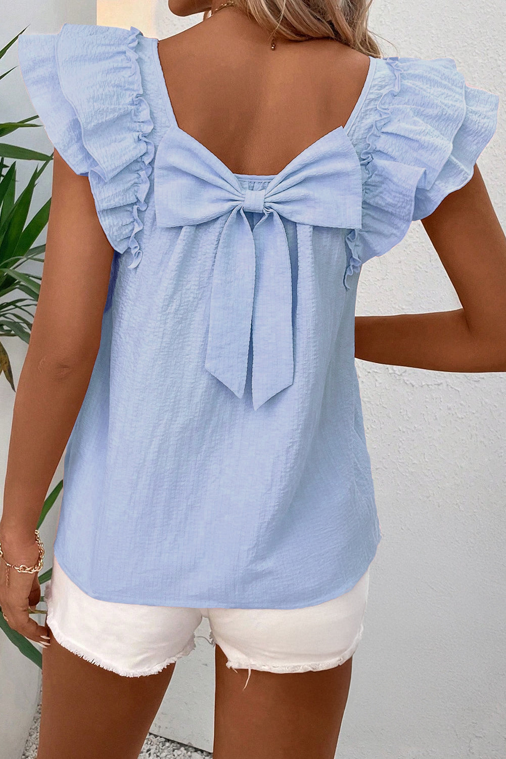 The Elaine Ruffle and Bow Top *PRE-ORDER*