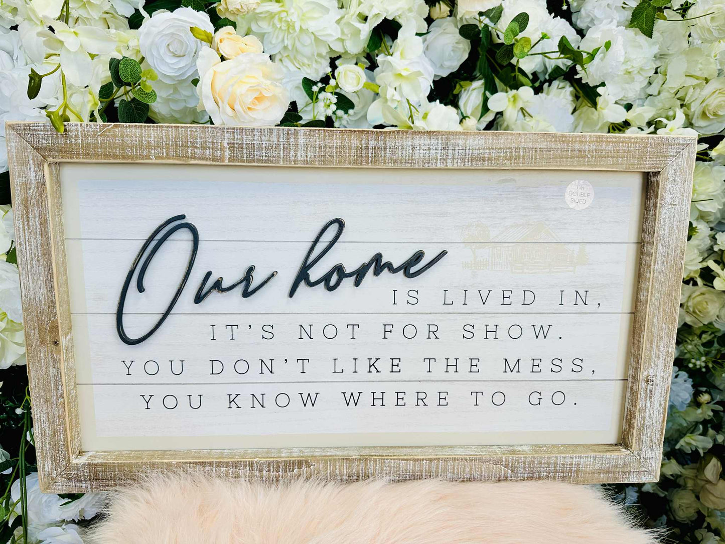Reversible Memories/Our Home Sign
