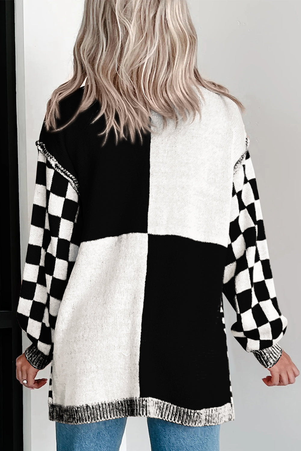 CIENNA Checkered Cardi *PRE-ORDER*