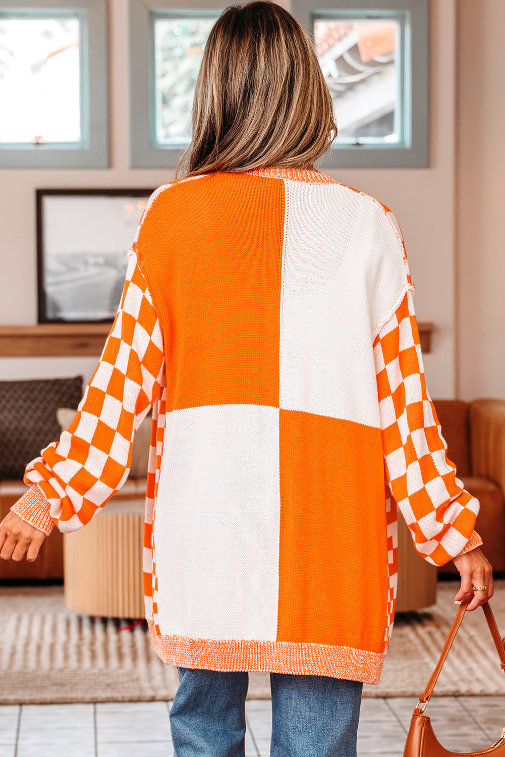 CIENNA Checkered Cardi *PRE-ORDER*