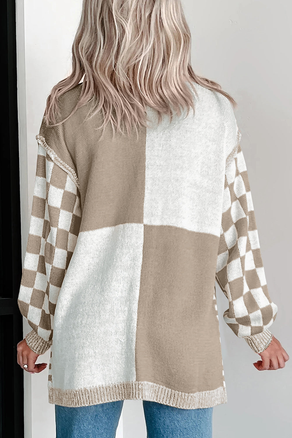 CIENNA Checkered Cardi *PRE-ORDER*