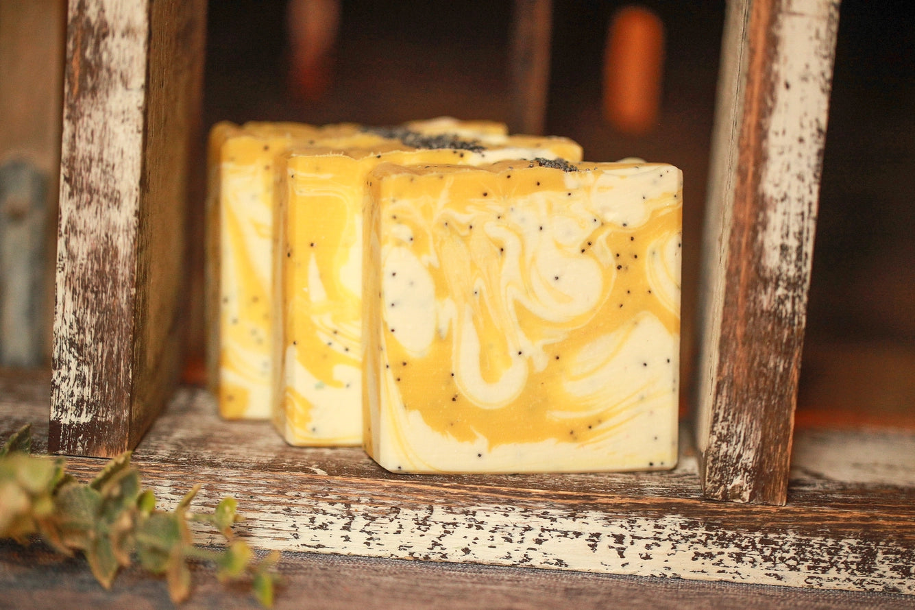 Lemon Poppyseed Artisan Bar Soap