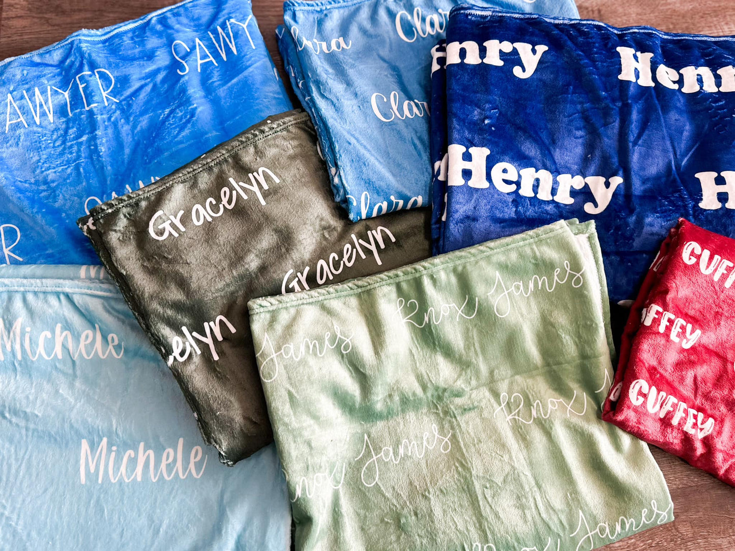 Repeating Name Blanket *PRE-ORDER*