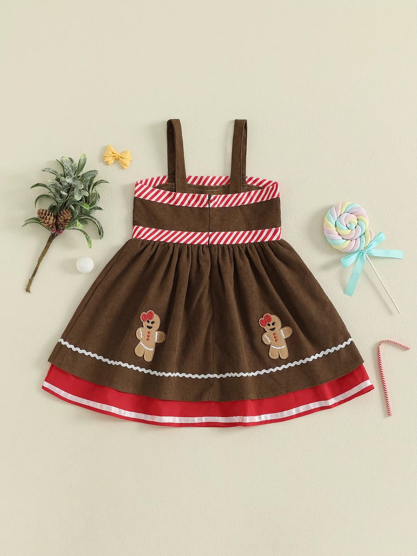 Gingerbread girl dress *PRE-ORDER*