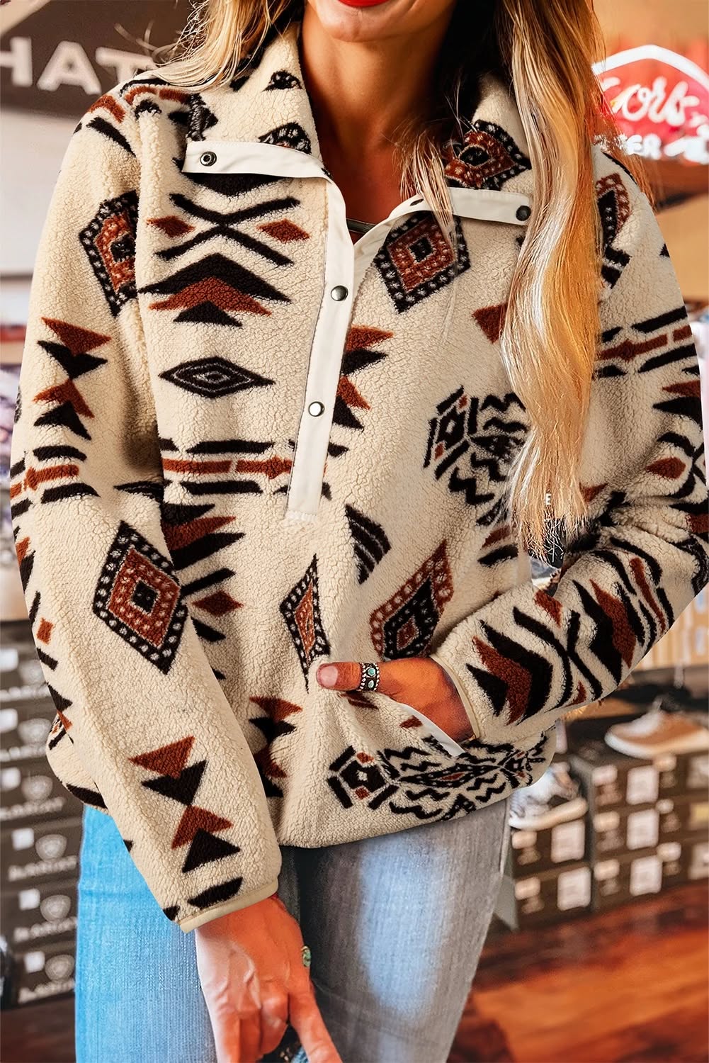 Ryker Aztec fleece pullover *PRE-ORDER*