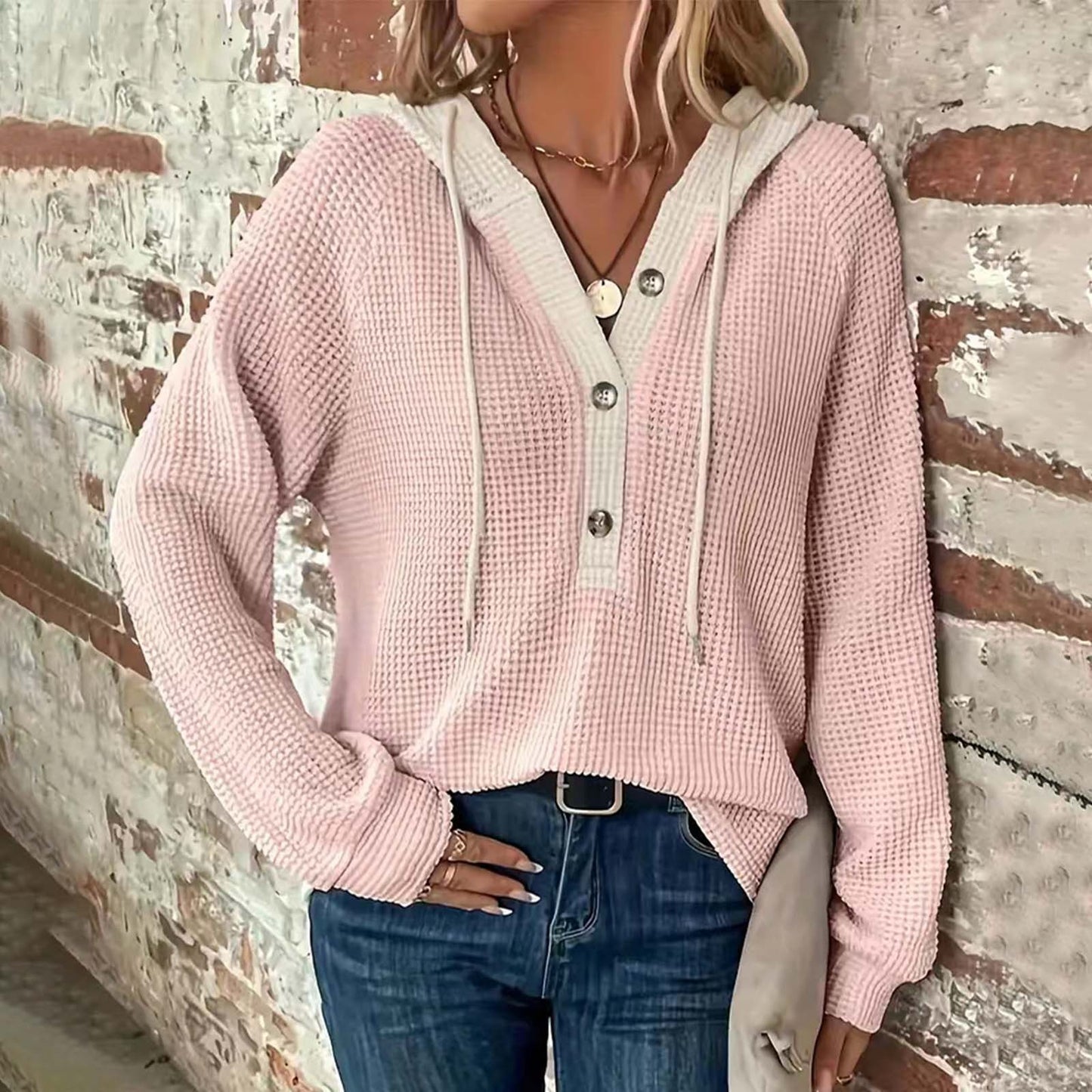 Payton Waffle Henley *PRE-ORDER*