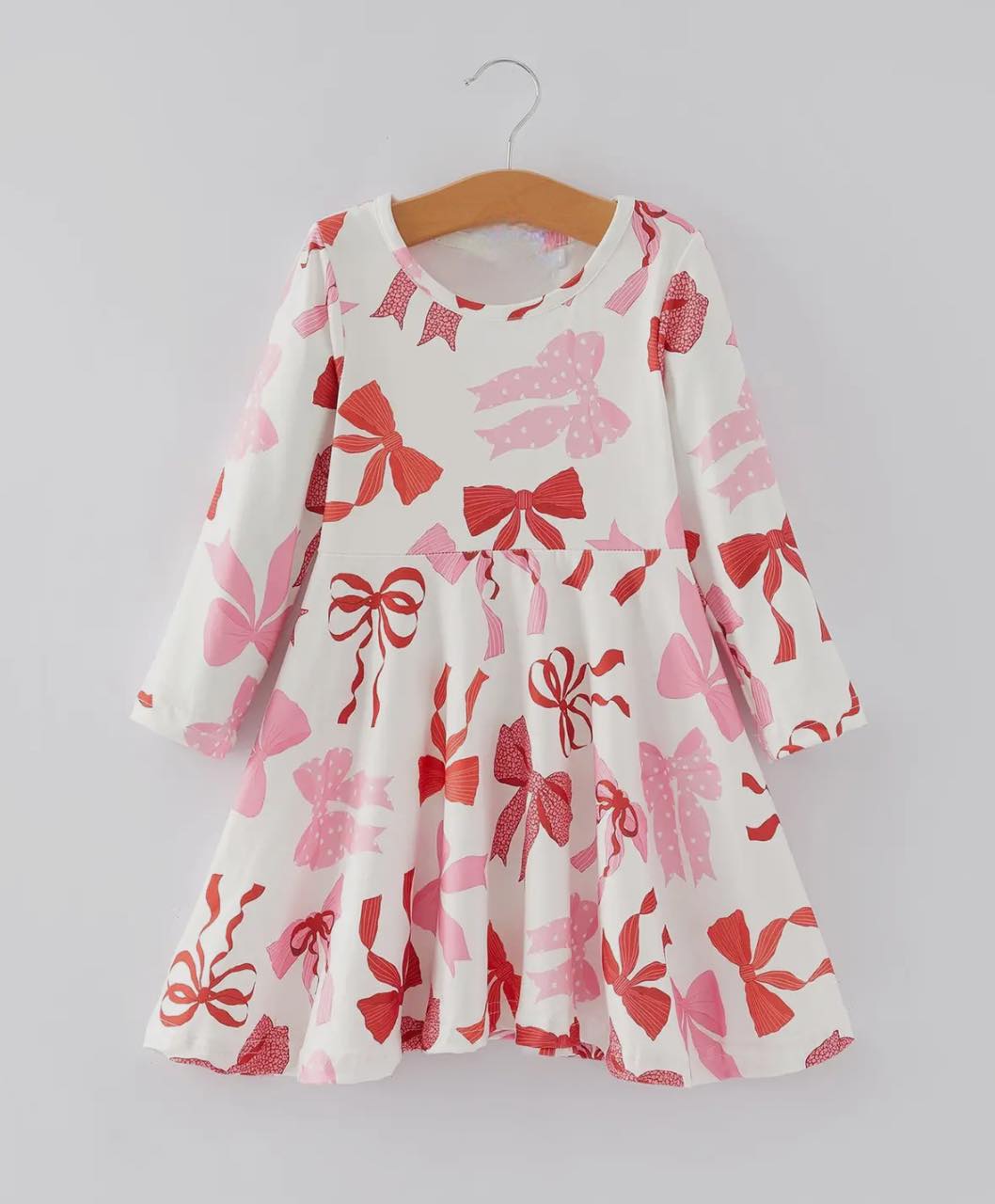 Blushing Bows Twirl Dress