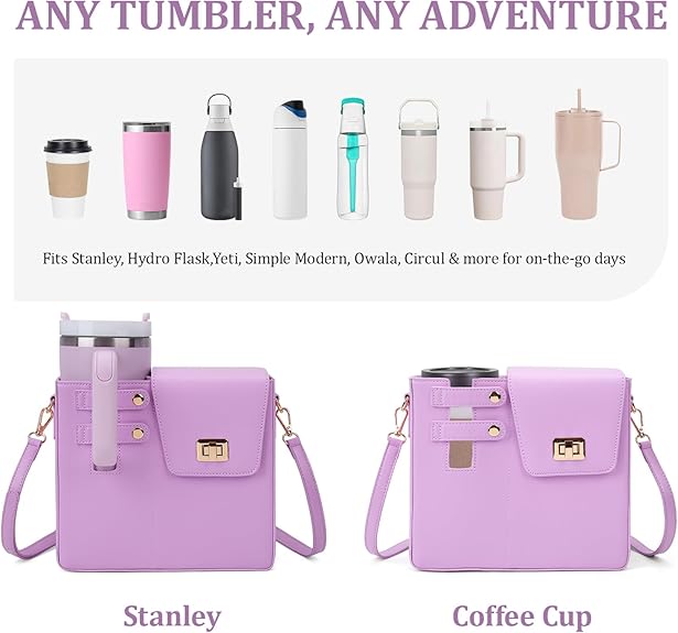 On the Go Cup Holder Purse *PRE-ORDER*