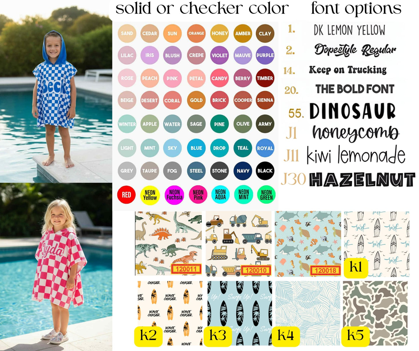 Custom Hooded Towel *PRE-ORDER*