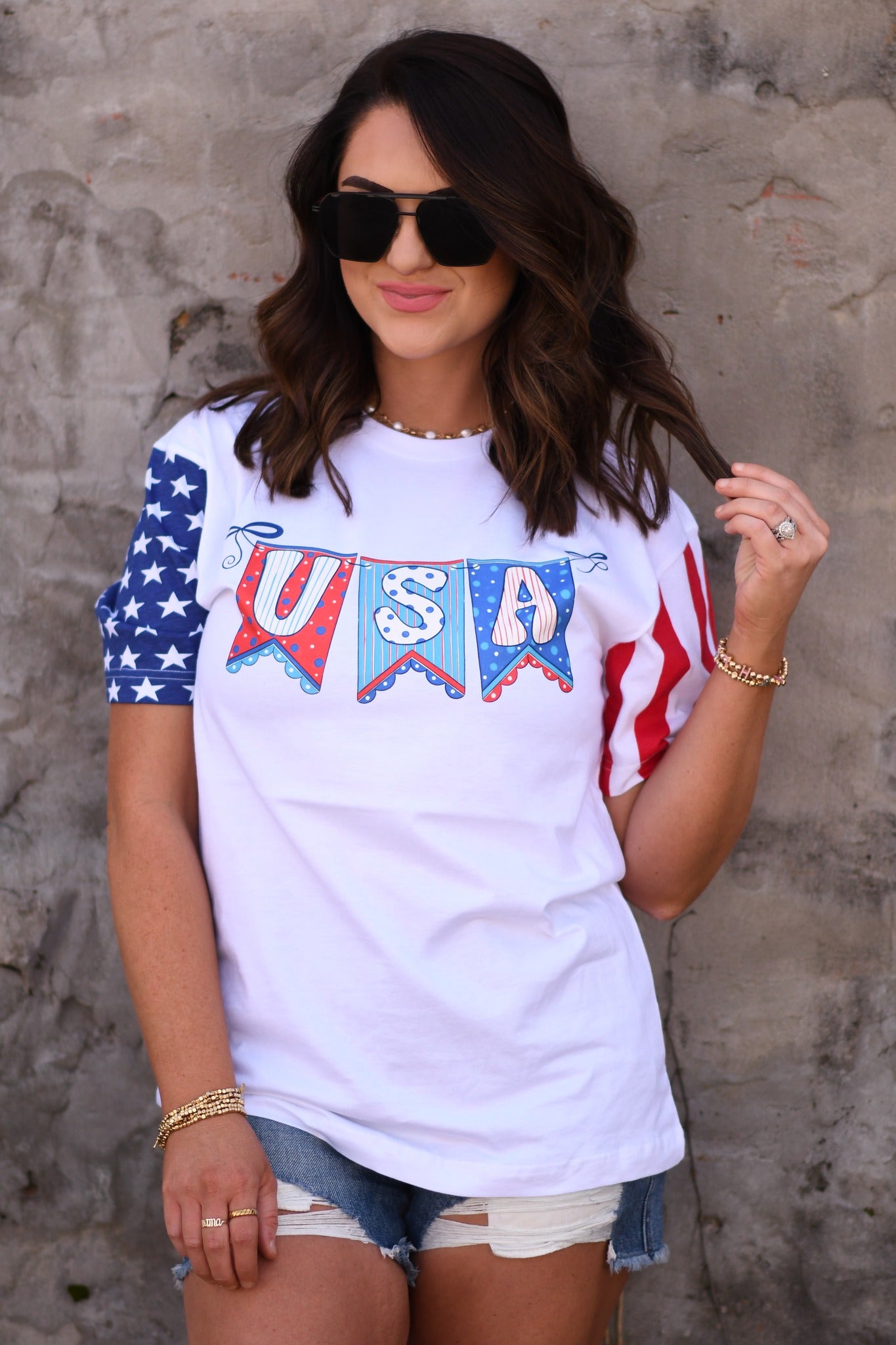 ❤️💙USA Banner Tee💙❤️