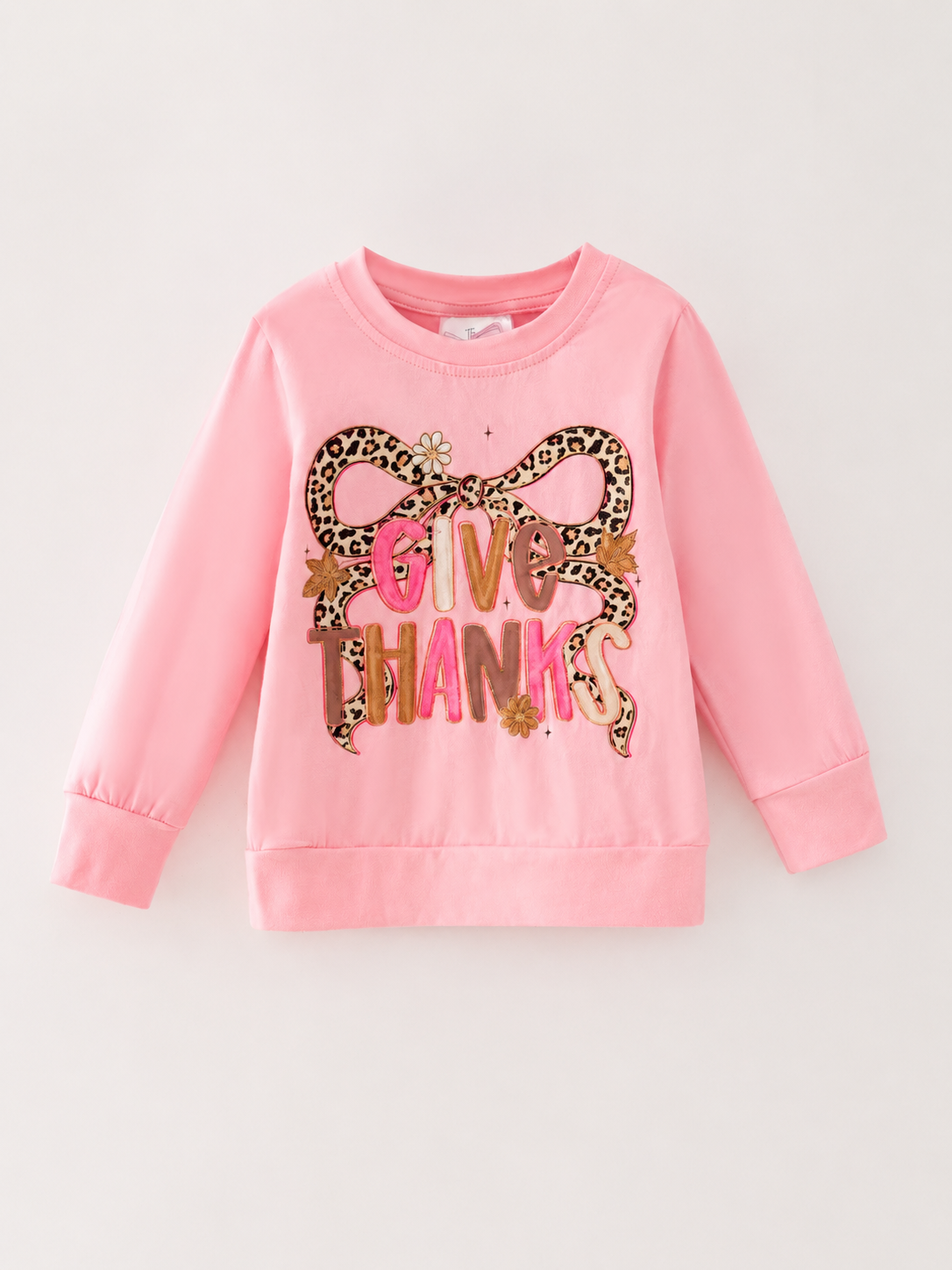 Give Thanks Leopard Bow