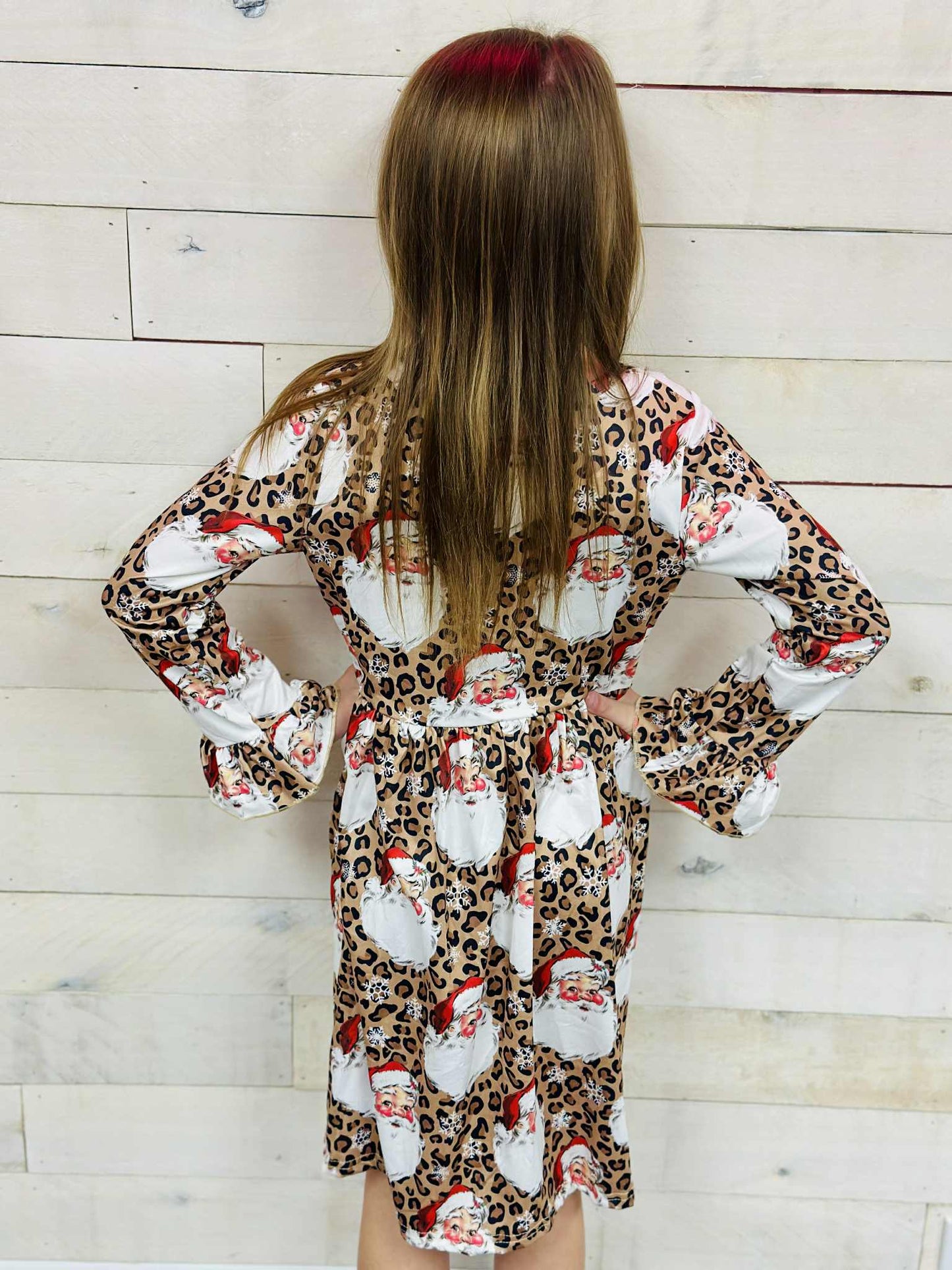 Leopard Santa Dress