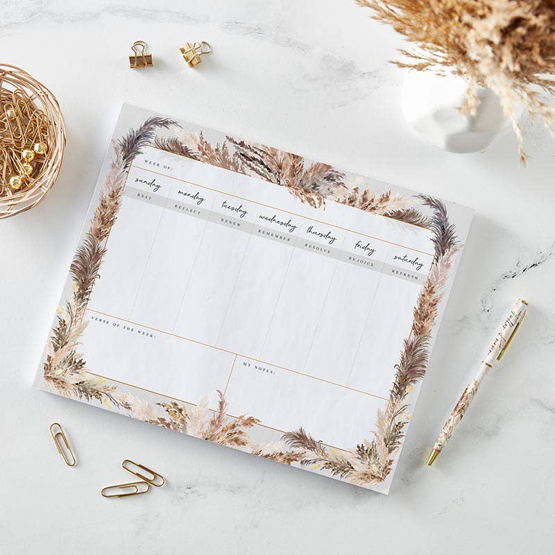 Weekly Desk Planner - Fully Known, Fully Loved