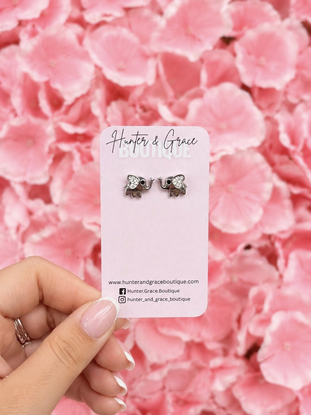 Tiny Trunks Sparkle Stud Earrings