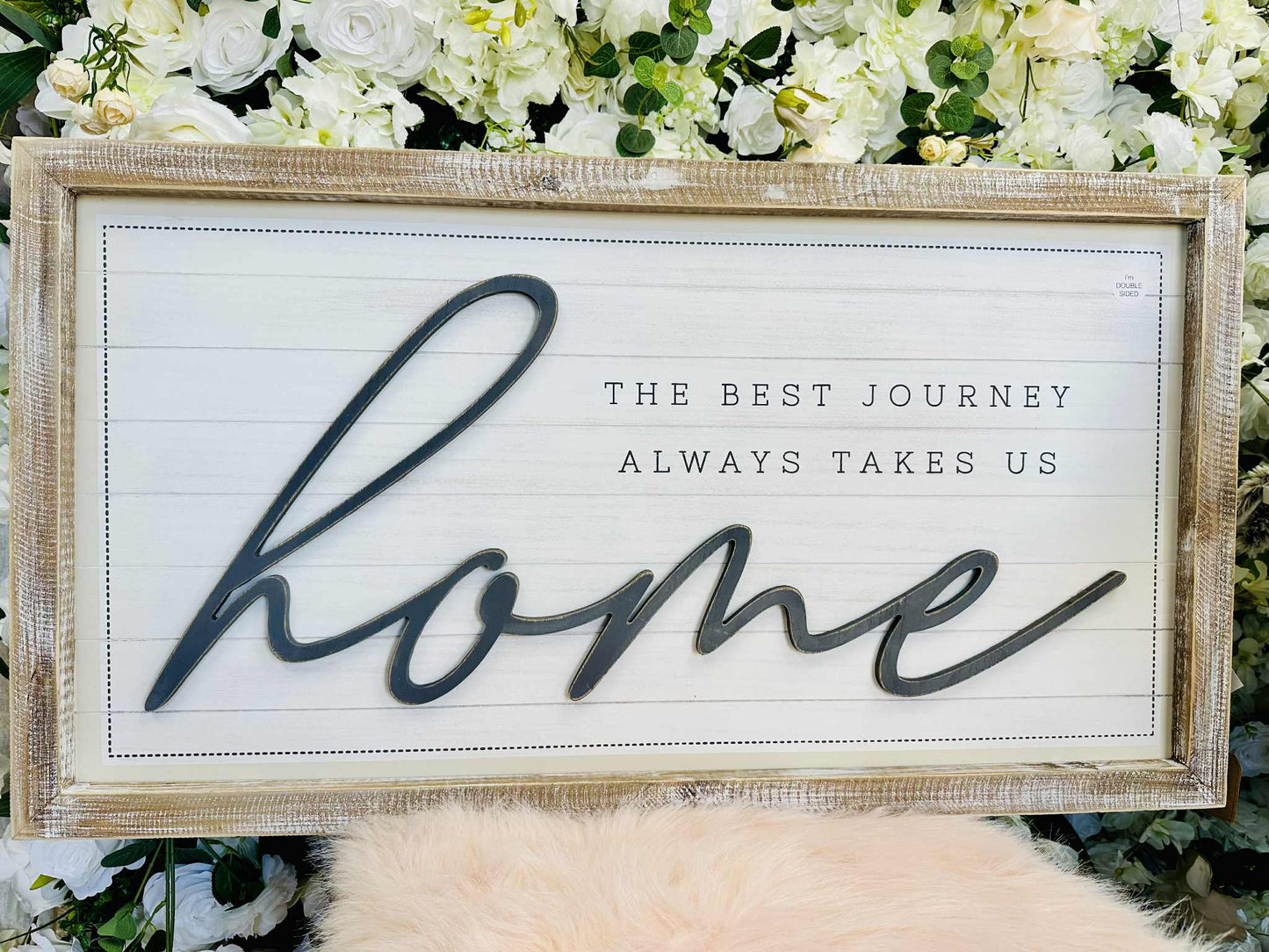 Reversible Home/Wonderful Sign