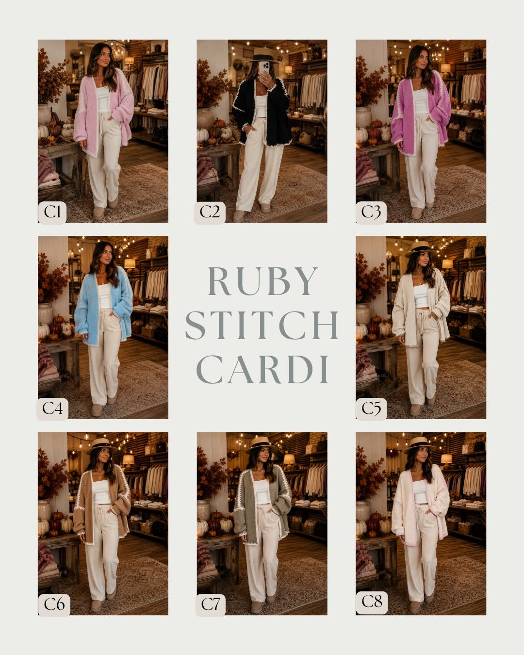Ruby Stitch Cardi *PRE-ORDER*