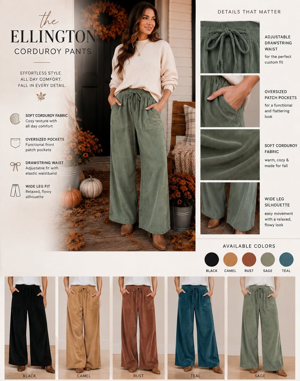 The Ellington Corduroy Pants *PRE-ORDER*