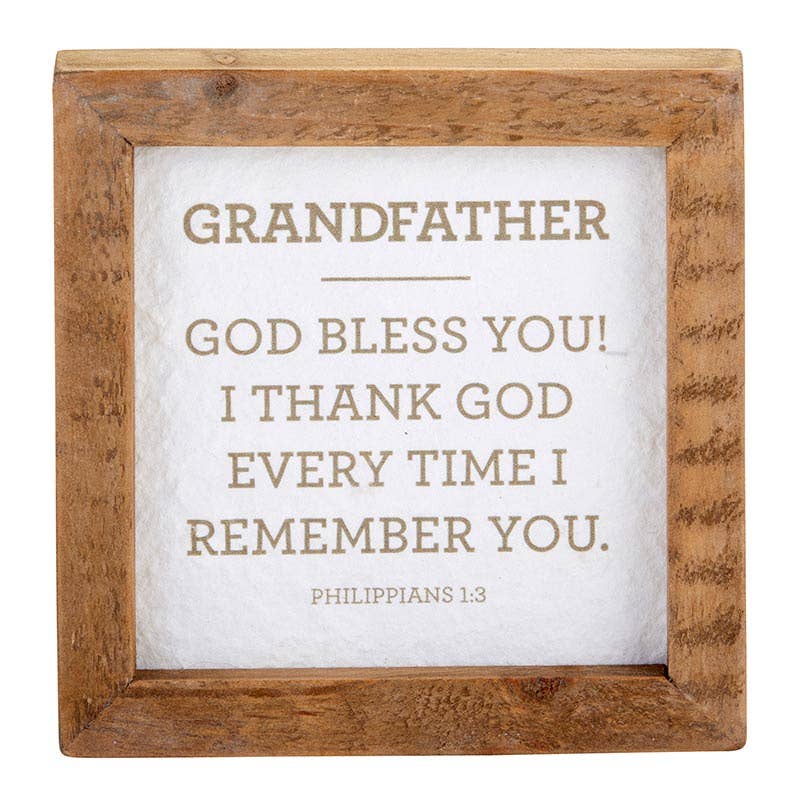 Framed Tabletop - Grandfather