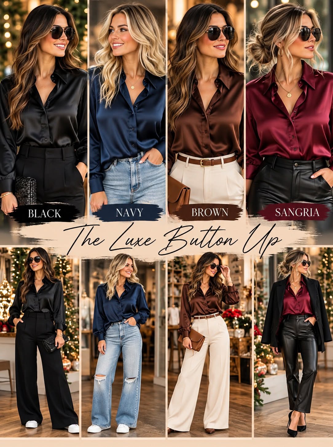 The Luxe Button Up *PRE-ORDER*