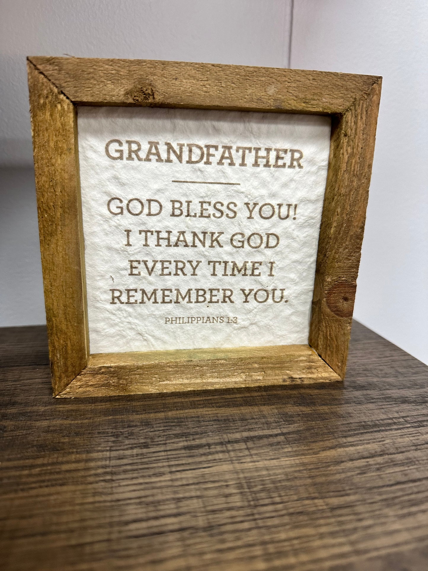 Framed Tabletop - Grandfather
