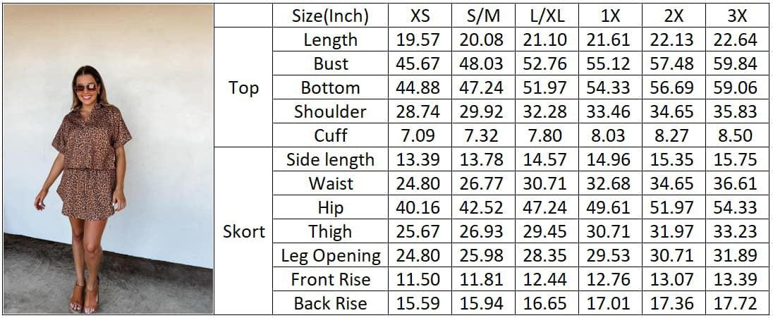 HOT TO SPOT FLORAL SKORT SET