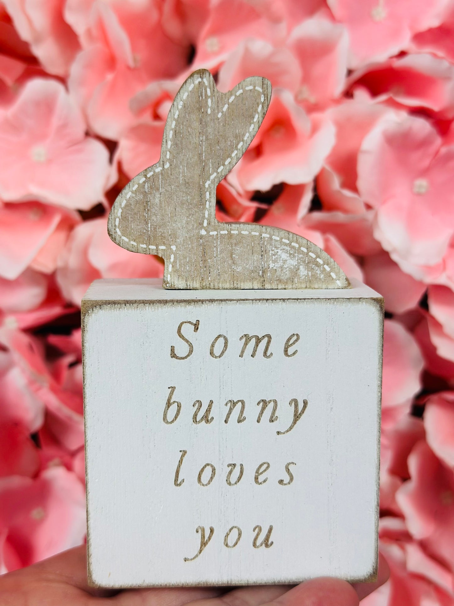 Bunny Kisses Easter Wishes Double Sided