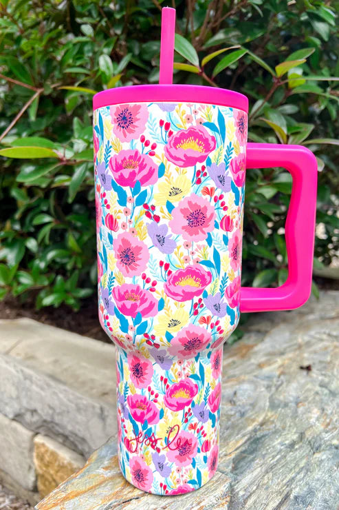 Fields Of Floral Tumbler