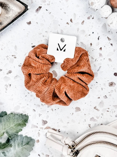 Chenille Jumbo Scrunchie- RUST