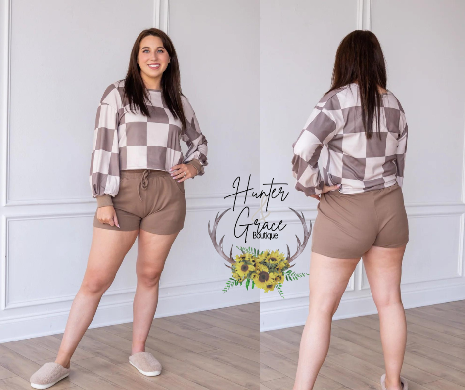 Too Checkered Lounge Set