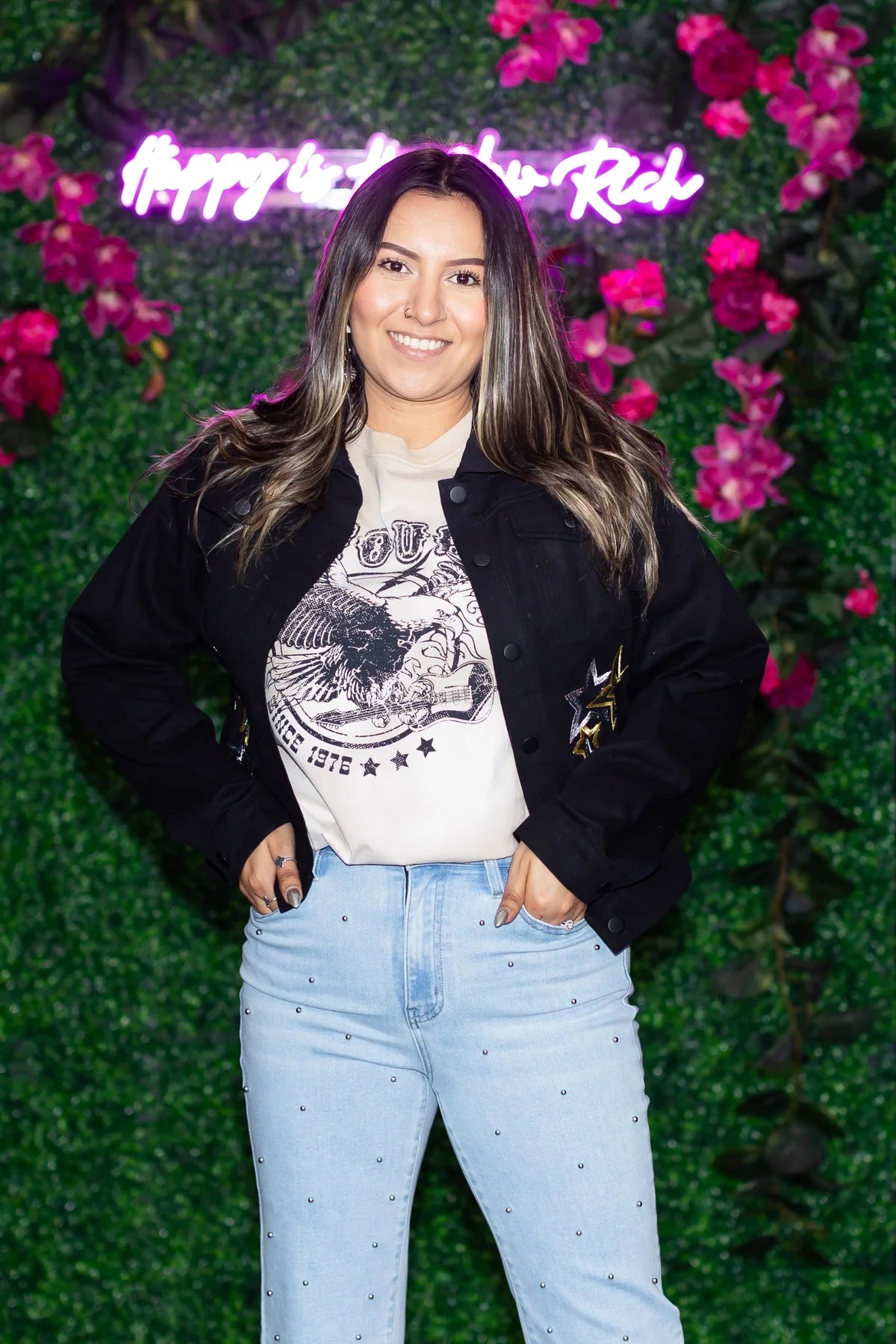 Starlight Fringe Denim Jacket