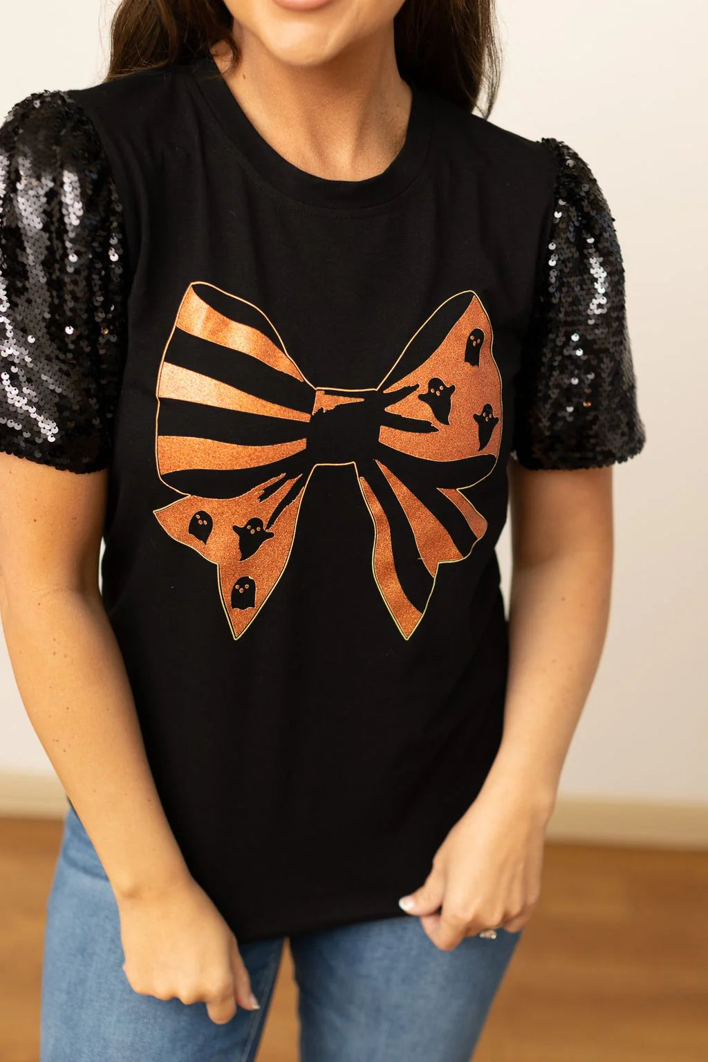 Halloween Bow Top