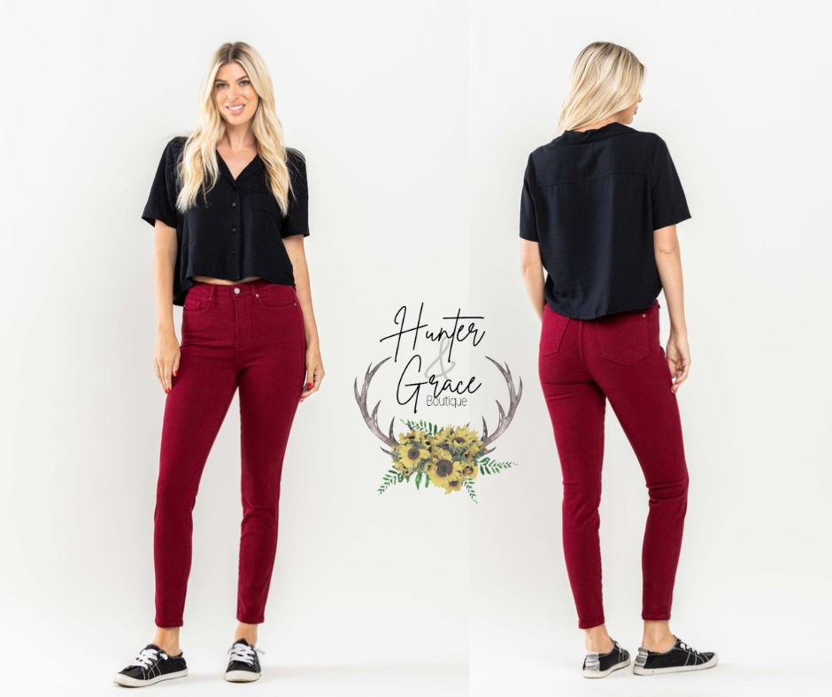 Classic High Rise Tummy Control Skinny Jeans