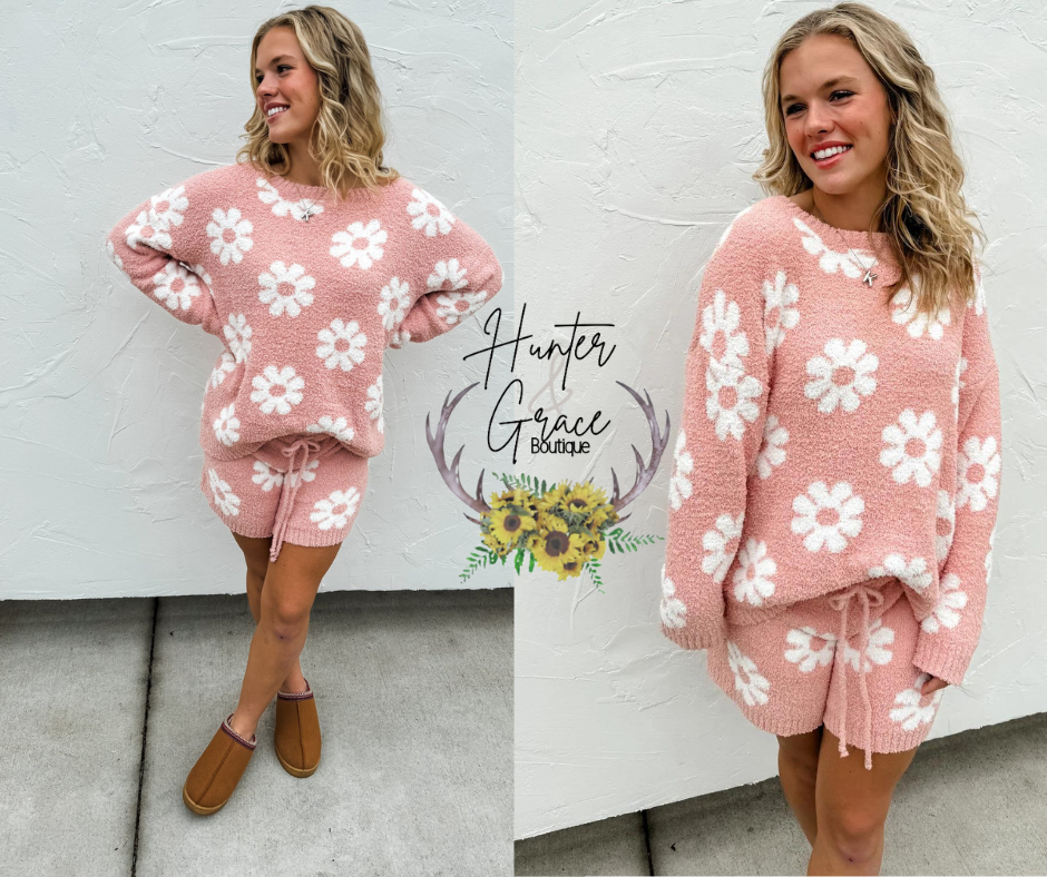 Daisy Cloud Lounge Sets - Pink