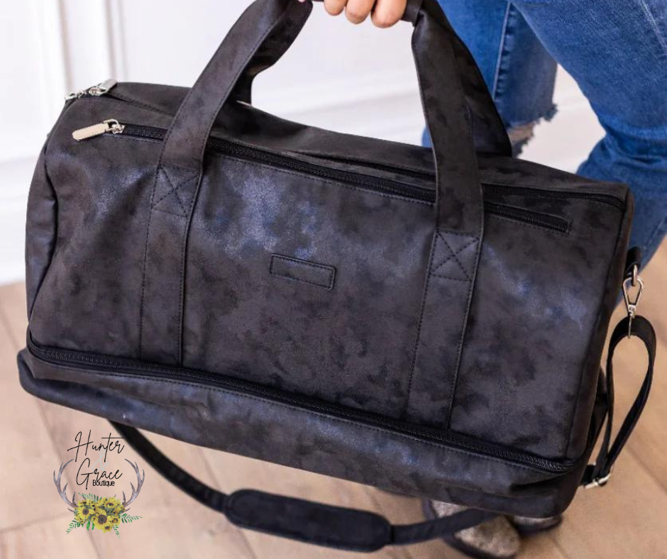 The LUXE Black Expedition Duffle